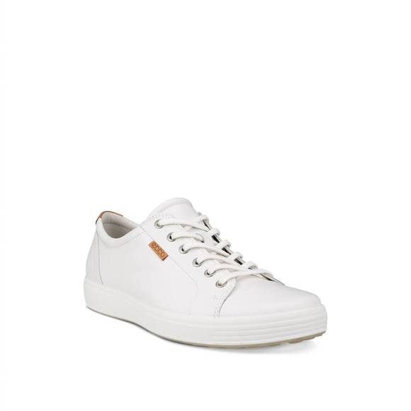 NEW ECCO men's soft 7 sneaker in white - Picture 1 of 8